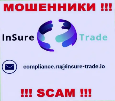 Компания Insure Trade не прячет свой е-майл и показывает его на своем онлайн-сервисе