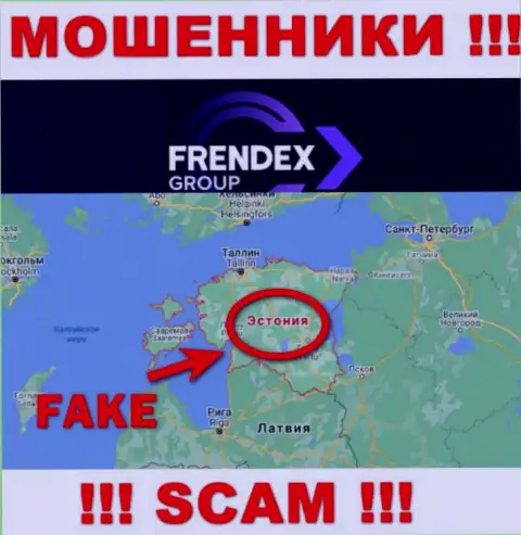 На web-сайте Френдекс вся информация относительно юрисдикции липовая - сто процентов мошенники !!!