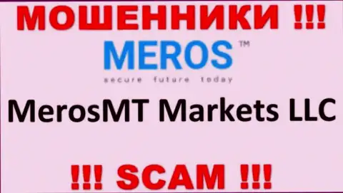 Контора, которая управляет мошенниками Meros TM - MerosMT Markets LLC