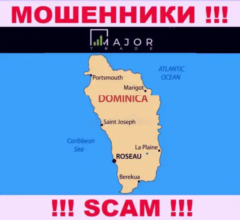 Мошенники МажорТрейд пустили корни на территории - Commonwealth of Dominica, чтоб скрыться от ответственности - МОШЕННИКИ