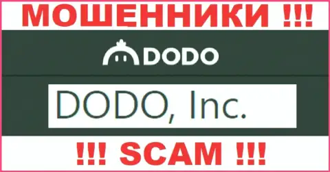 DodoEx - это интернет жулики, а владеет ими DODO, Inc
