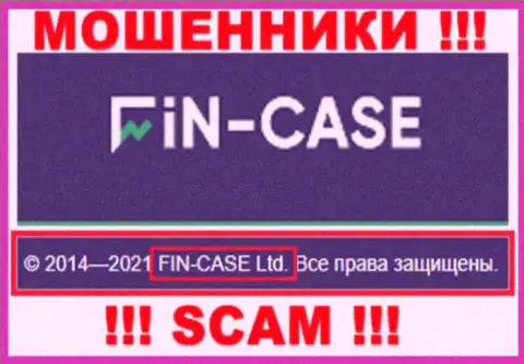 Юр лицом Fin-Case Com считается - FIN-CASE LTD
