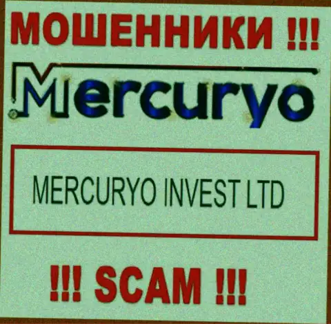 Юридическое лицо Меркурио - это Меркурио Инвест Лтд, именно такую информацию опубликовали разводилы у себя на сайте