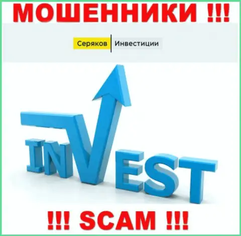 Investing - в указанном направлении предоставляют свои услуги интернет мошенники SeryakovInvest