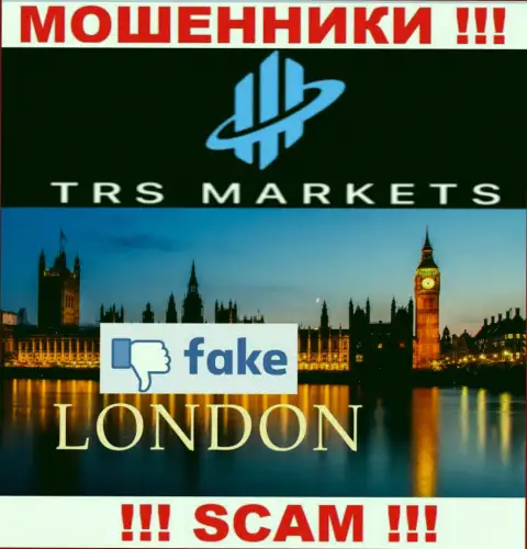 Не доверяйте интернет-лохотронщикам из компании TRS Markets - они показывают липовую информацию о юрисдикции
