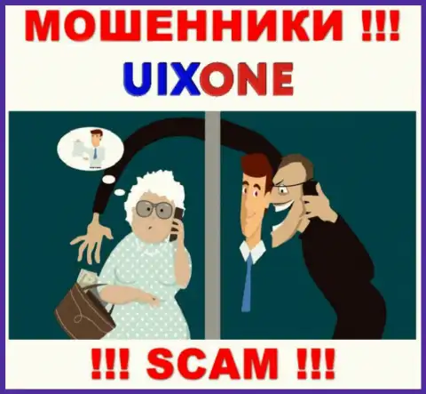 Uix One работает только лишь на прием финансовых средств, в связи с чем не ведитесь на дополнительные вливания
