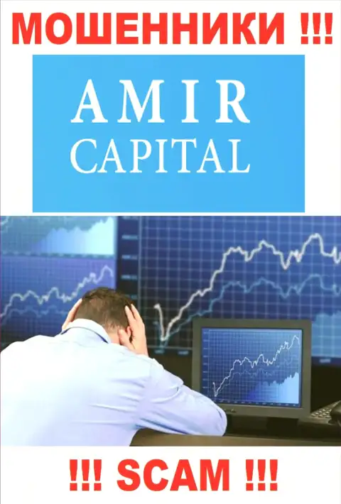 Работая с дилинговой компанией Amir Capital утратили вложения ? Не опускайте руки, шанс на возвращение имеется