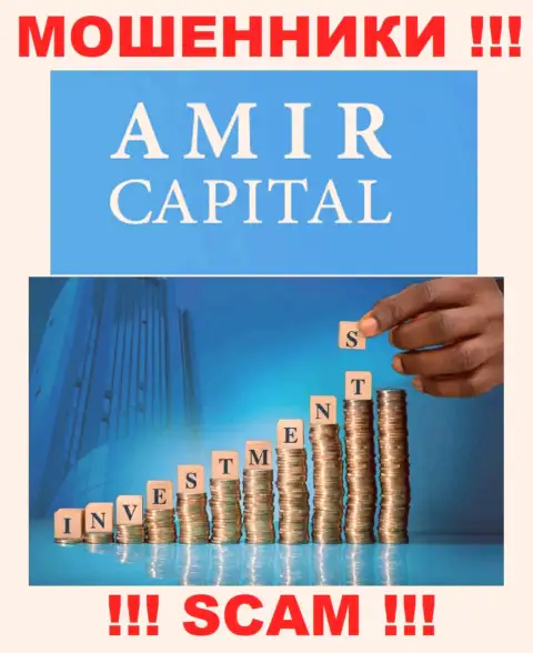 Не отдавайте средства в AmirCapital, тип деятельности которых - Инвестиции