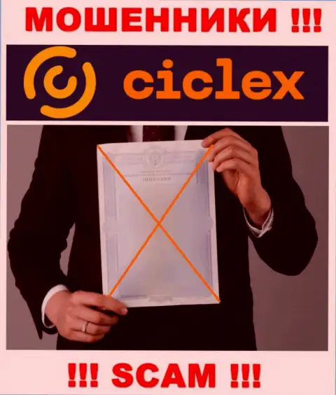 Данных о лицензионном документе компании Ciclex на ее официальном web-ресурсе НЕ РАСПОЛОЖЕНО