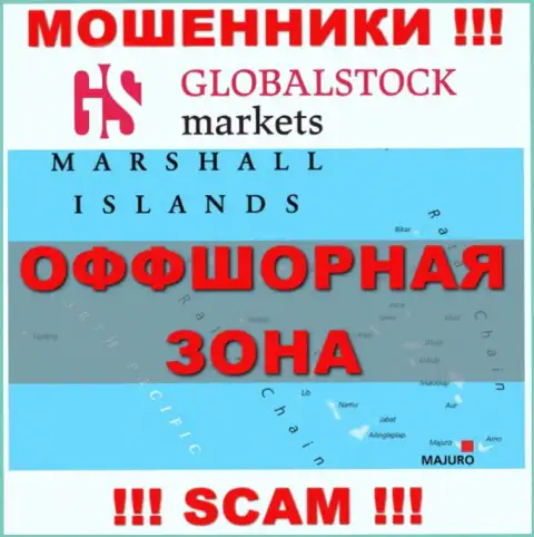 Global Stock Markets базируются на территории - Marshall Islands, избегайте совместной работы с ними