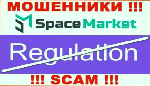 SpaceMarket это неправомерно действующая организация, которая не имеет регулятора, осторожно !!!