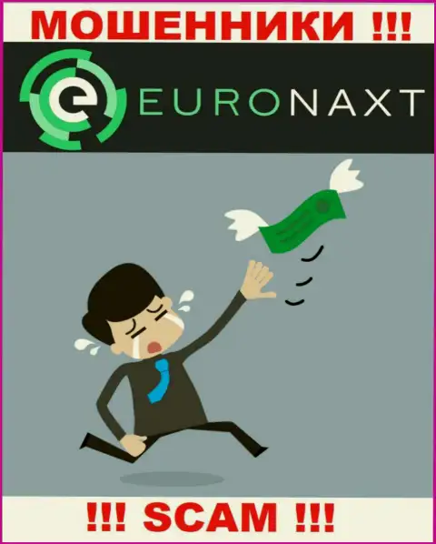 Обещание иметь заработок, работая с брокером EuroNaxt Com - это КИДАЛОВО !!! БУДЬТЕ КРАЙНЕ ВНИМАТЕЛЬНЫ ОНИ МОШЕННИКИ