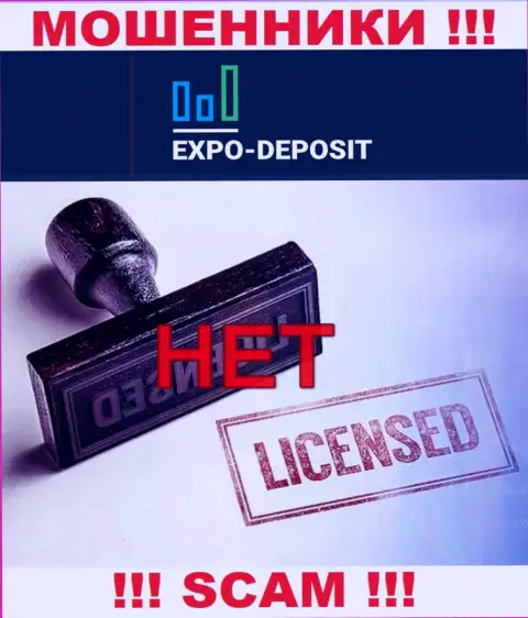 Будьте осторожны, организация Expo Depo Com не смогла получить лицензию - это internet мошенники