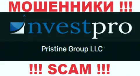 Вы не сможете сохранить собственные депозиты работая с компанией NvestPro, даже в том случае если у них есть юридическое лицо Pristine Group LLC