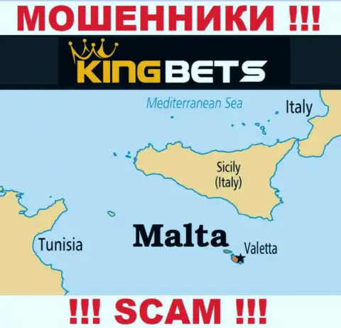 Кинг Бетс - ворюги, имеют офшорную регистрацию на территории Malta