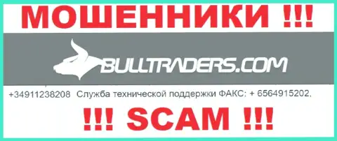 Будьте крайне осторожны, internet-разводилы из организации Bulltraders Com звонят жертвам с разных номеров телефонов